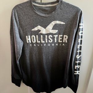 Hollister M Long sleeve shirt Grey